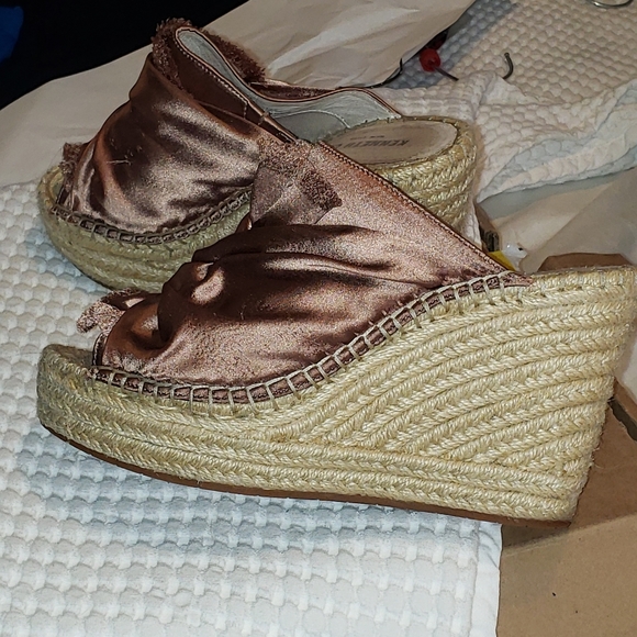 Wedges in Pink  "Odele "Platform Wedges - Picture 13 of 16